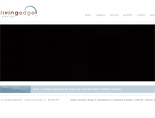 Tablet Screenshot of livingedgedesign.com